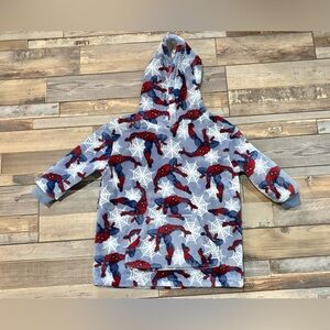 Marvel Spiderman cozy pullover robe top size 5T